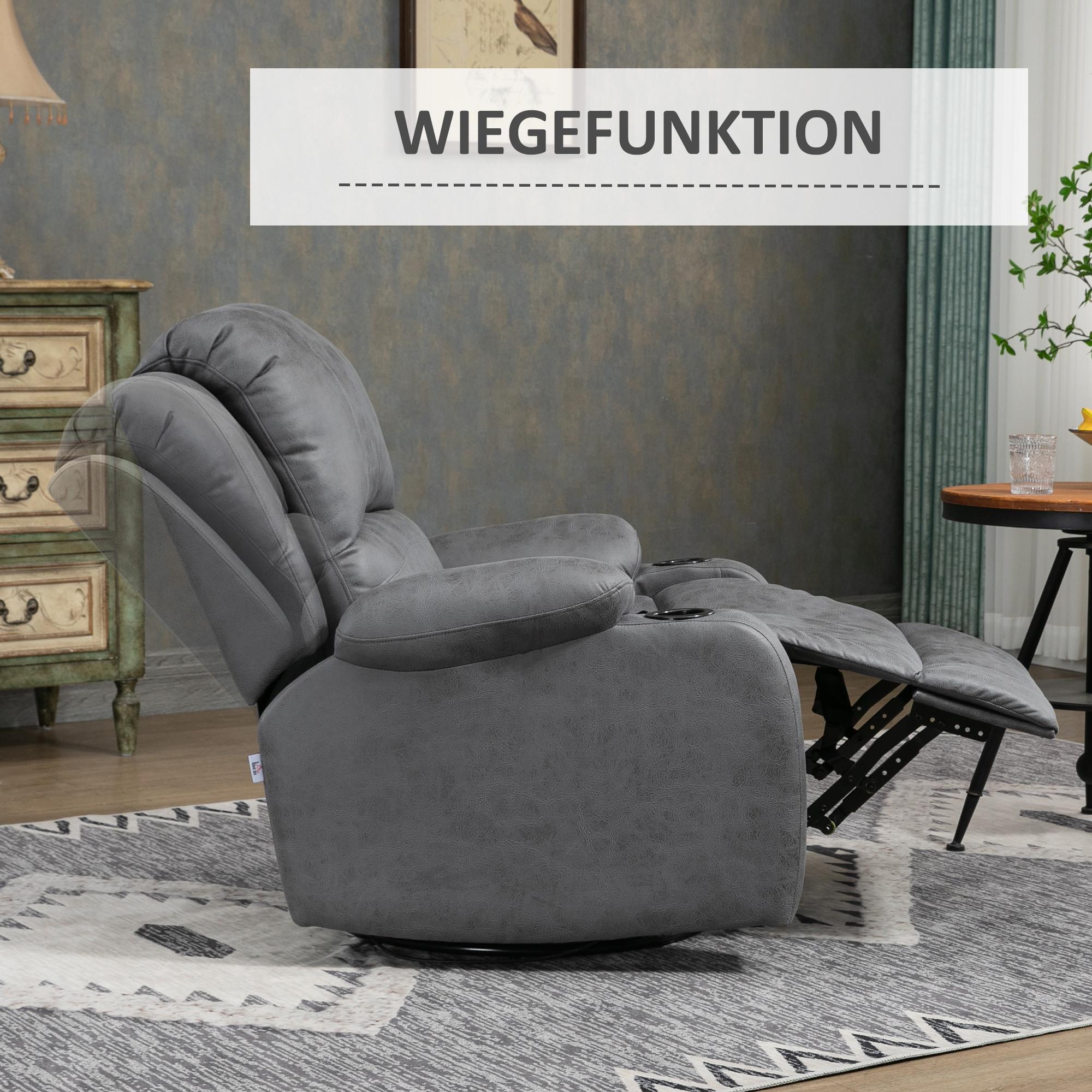 HOMCOM Fauteuil de relaxation  