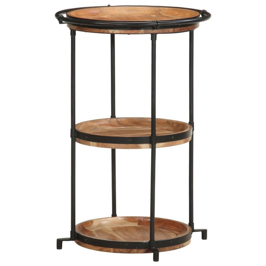 VidaXL Table d'appoint bois d'acacia  