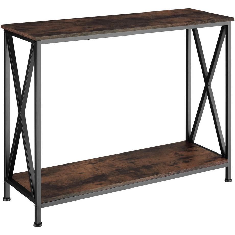 Tectake Konsolentisch Tacoma Industrial Style Holz und Stahl  