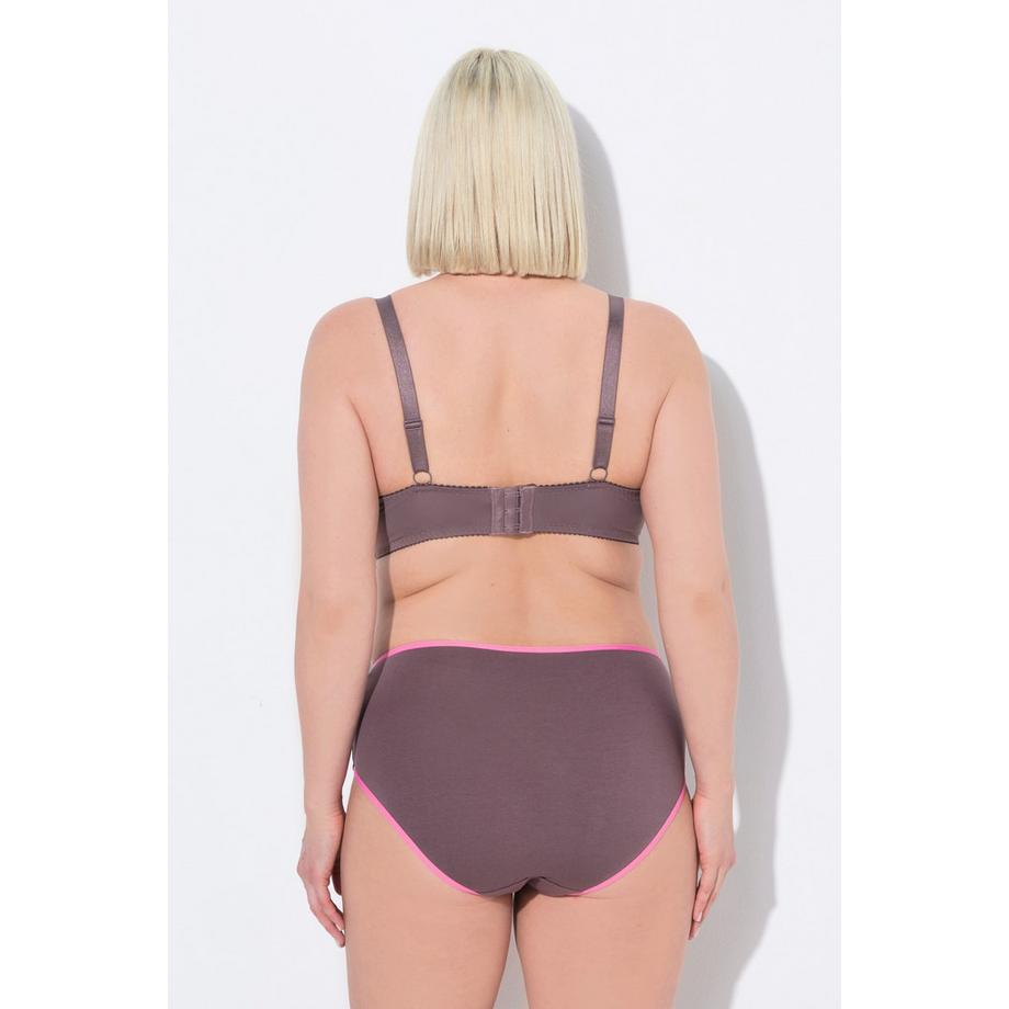 Ulla Popken Reggiseno Balconcino Coppe Morbide Pizzo  
