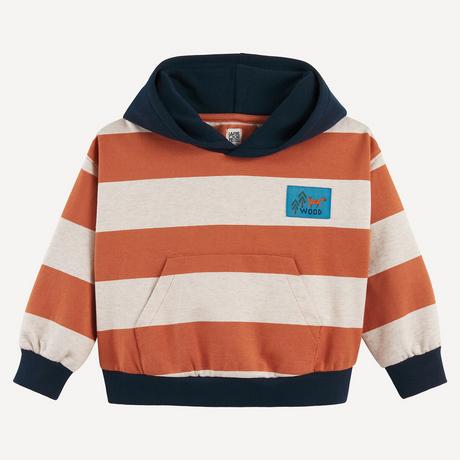 La Redoute Collections  Kapuzensweatshirt mit Streifen 