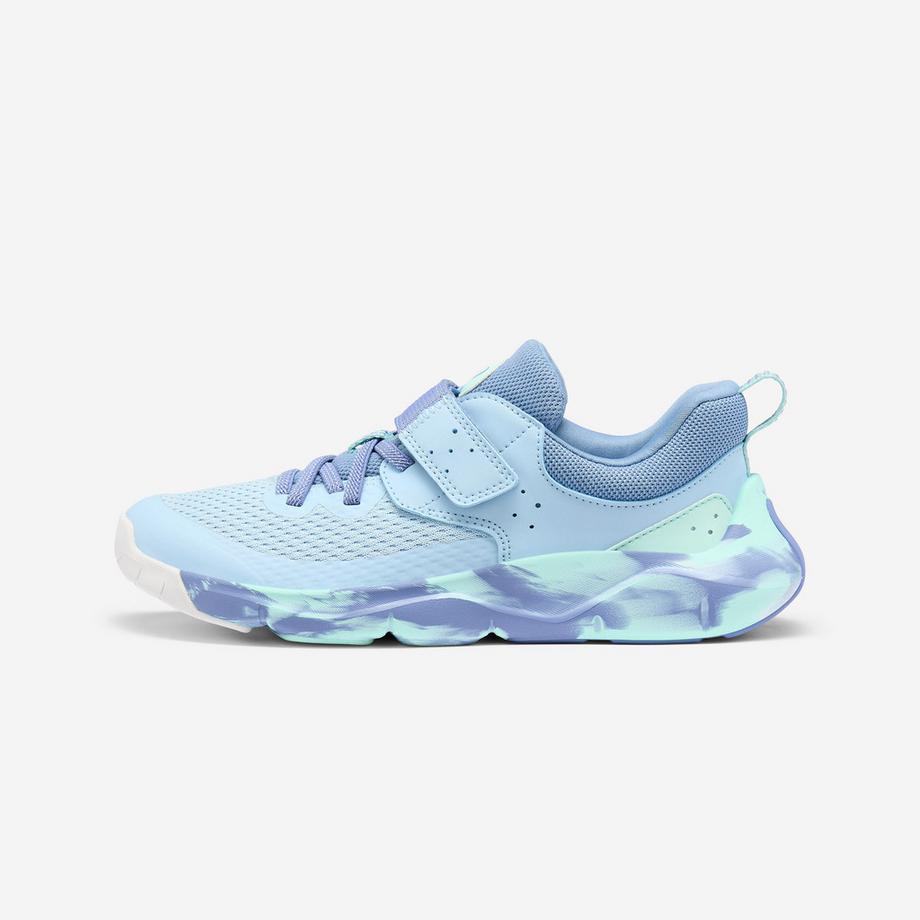 Scarpe sportive bambino lacci elastici sintetico