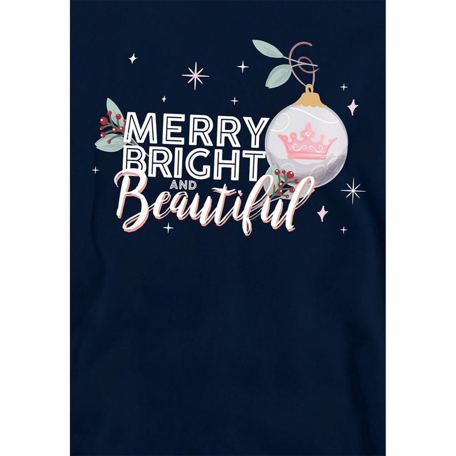 Disney PRINCESS  Merry, Bright And Beautiful Kapuzenpullover, Weihnachtliches Design 
