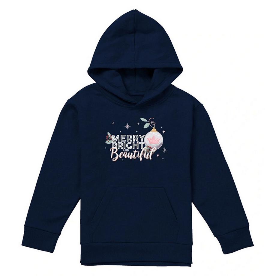 Merry, Bright And Beautiful Kapuzenpullover, Weihnachtliches Design