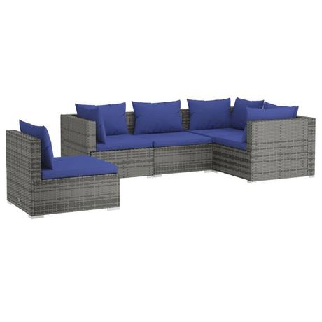 VidaXL Garten-lounge-set poly-rattan  