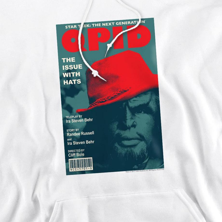 Star Trek The Next Generation Season 4 Episode 20 Felpa con Cappuccio  