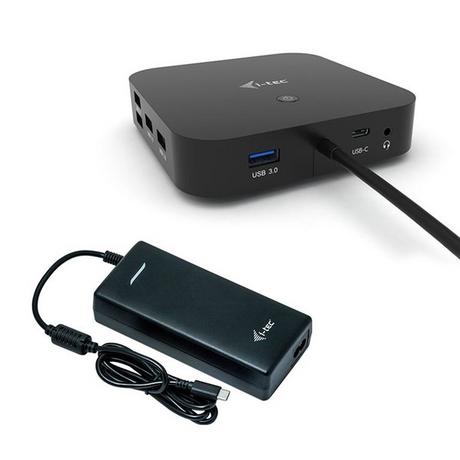 i-tec  USB-C Dual Display Docking Station with Power Delivery 100 W + Universal Charger 112 W 