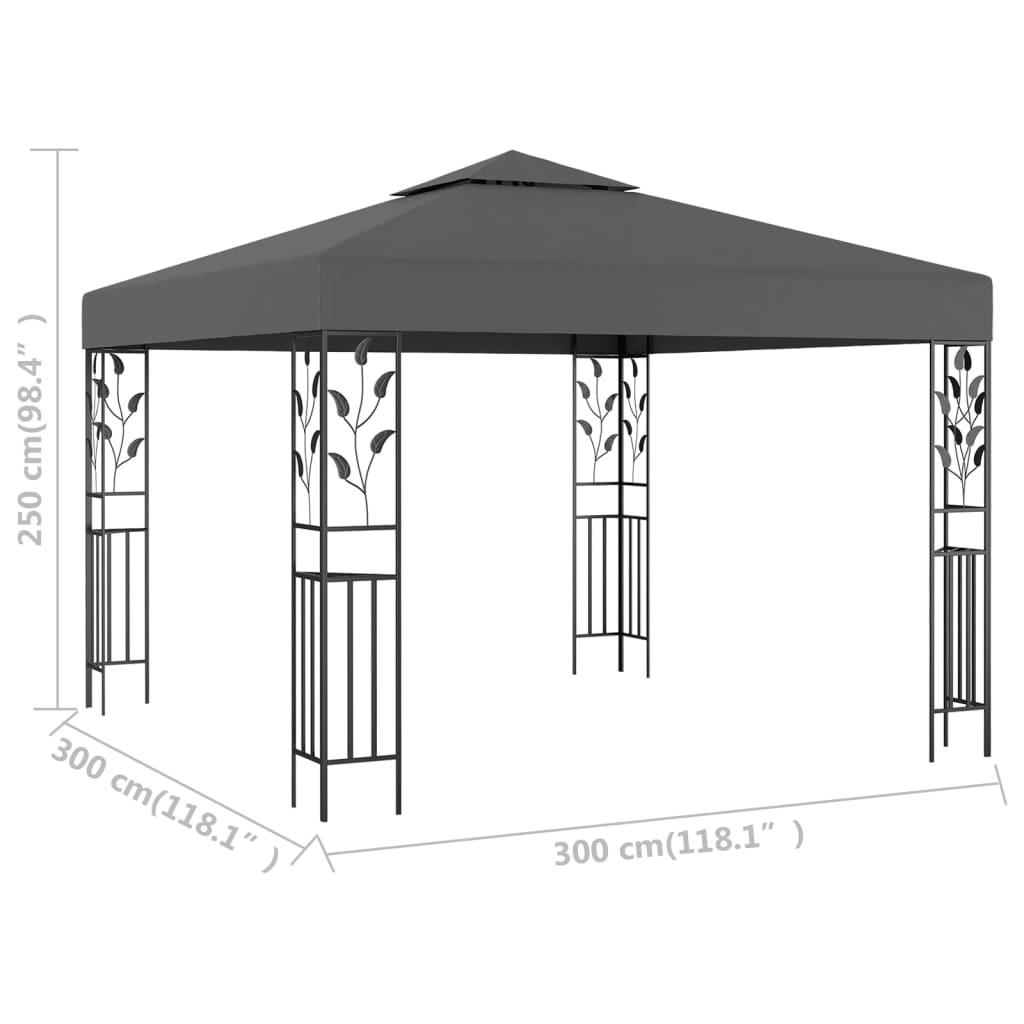 VidaXL gazebo Tessuto  