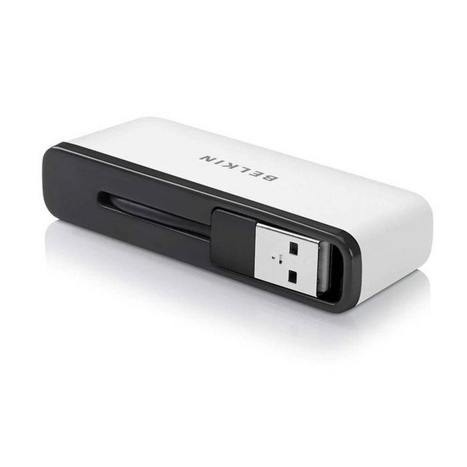 belkin  Hub de poche Belkin 4x USB 2.0, blanc 