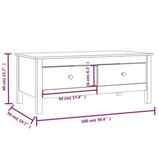 VidaXL Couchtisch holz  