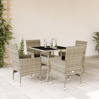 VidaXL set da pranzo da giardino Polirattan  