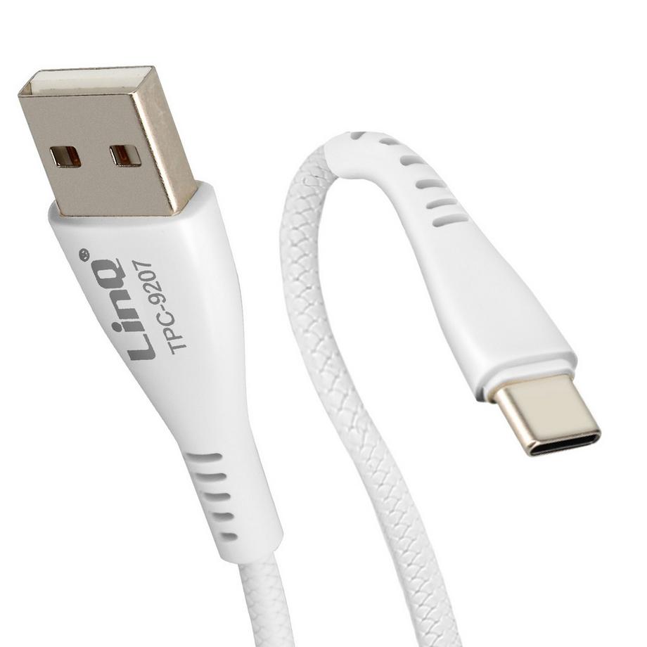 Avizar  USB / USB-C Kabel 15W Weiß, LinQ 