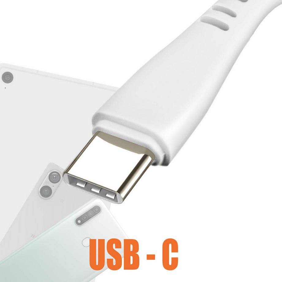 Avizar  USB / USB-C Kabel 15W Weiß, LinQ 