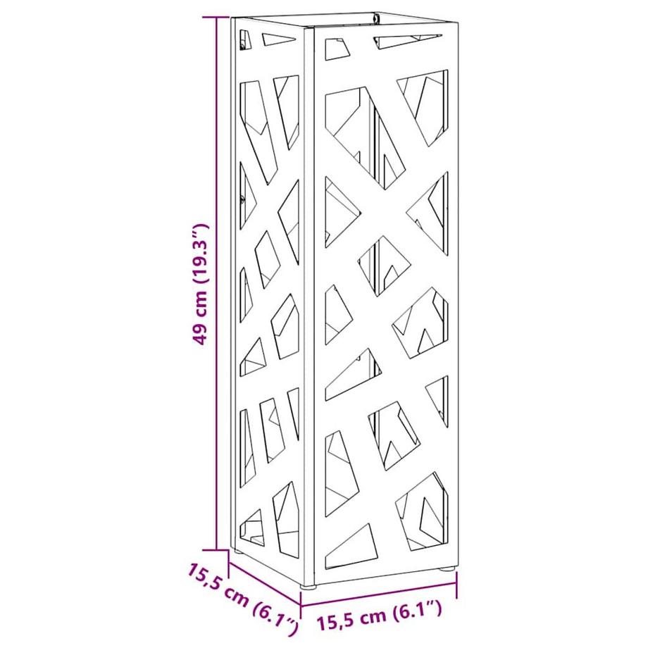 VidaXL Sonnenschirmhalter stahl  