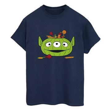 Alien Pumpkin Basket TShirt  Halloween