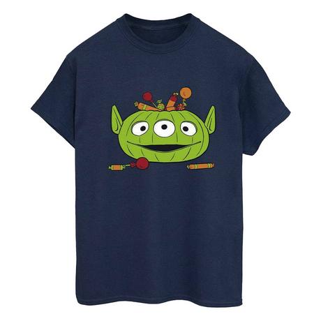Toy Story T-Shirt Alien Pumpkin Basket Halloween  