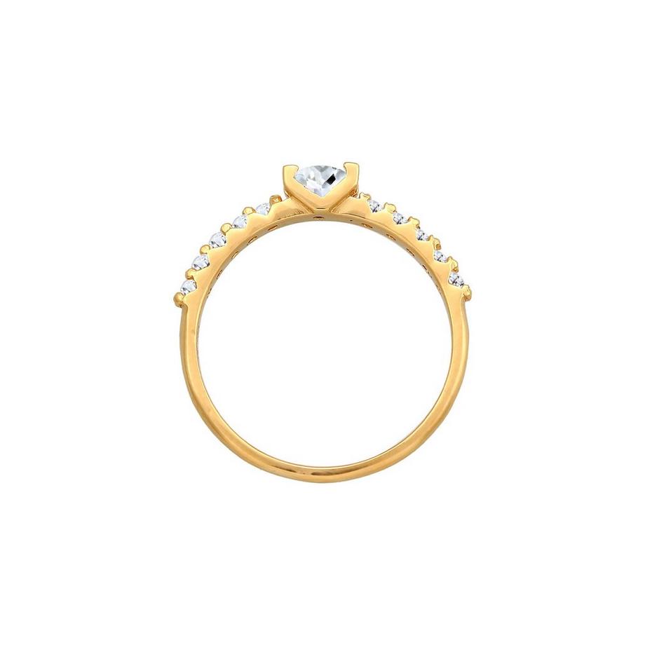 Elli  Ring Topas Solitär Verlobung 375Er Gelbgold 