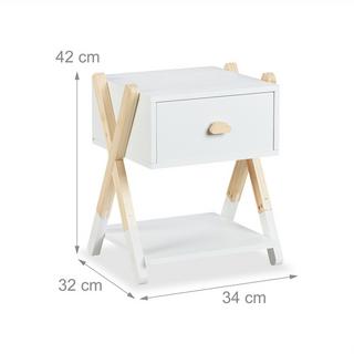 Northix Table de chevet pour enfants avec tiroir  