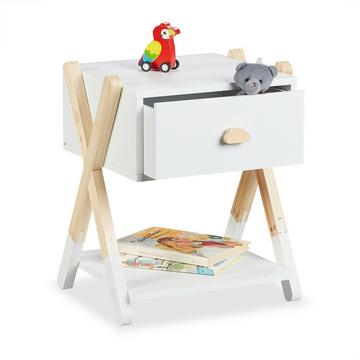 Comodino per bambini con cassetto