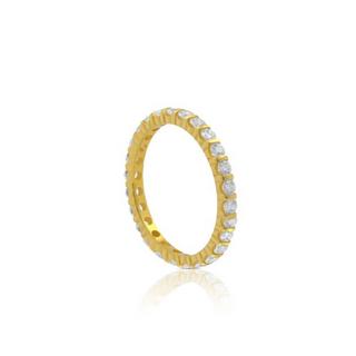 MUAU Schmuck  Mémoire Ring Diamant 1.00ct. Gelbgold 750 