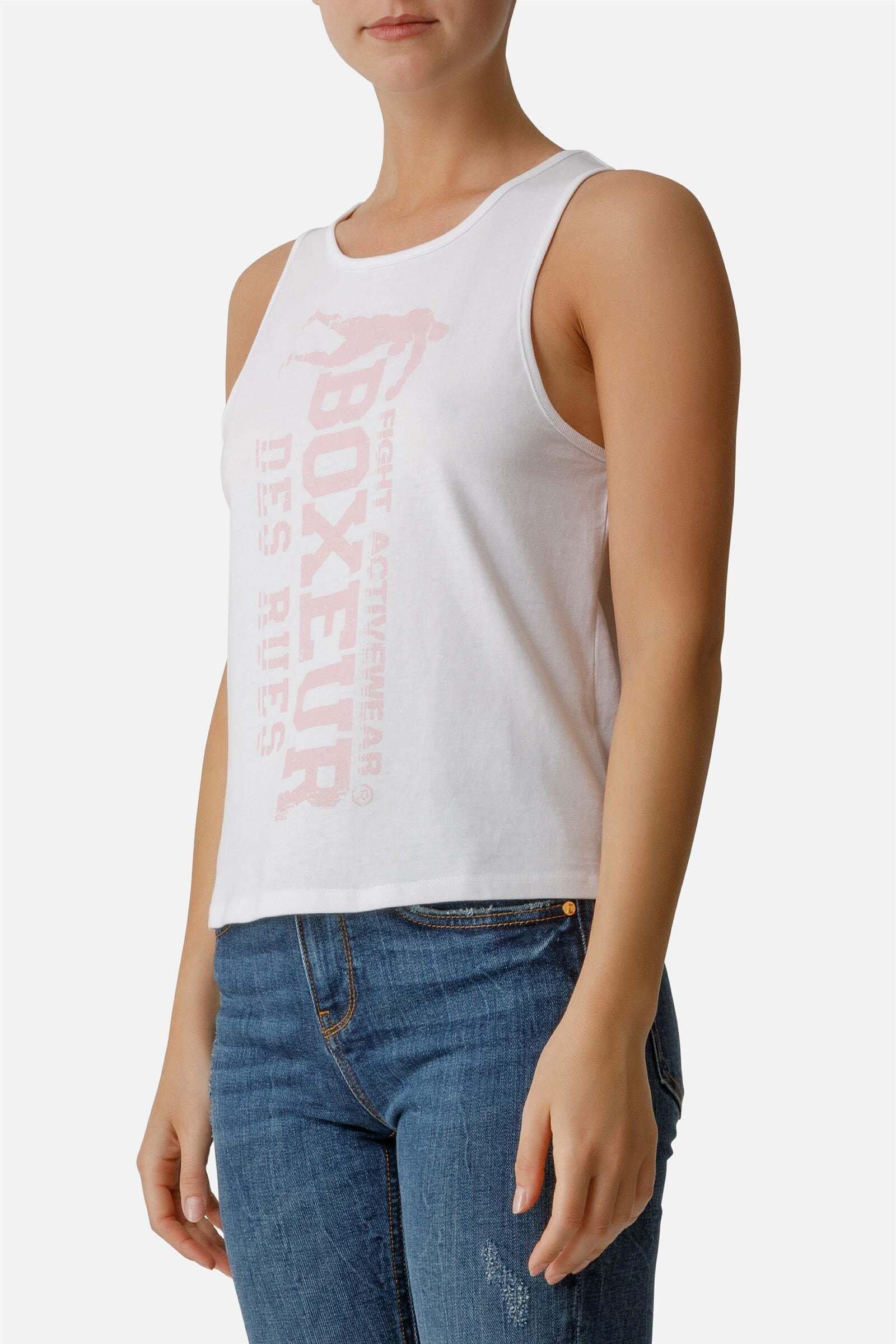 BOXEUR DES RUES  Top Basic Tank Top With Front Logo 