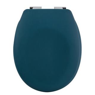 spirella Abattant WC Thermo Dur NEELA Pétrole Mat - Charnières ABS Chromé  