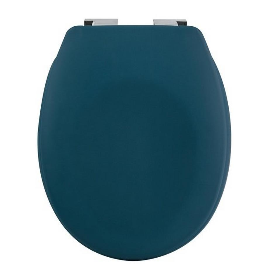 spirella Toilettensitz Duroplast NEELA Matt Petrol - Verchromte ABS-Scharniere  