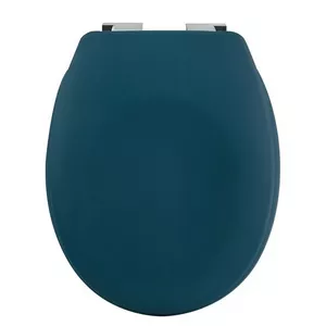 Toilettensitz Duroplast NEELA Matt Petrol - Verchromte ABS-Scharniere