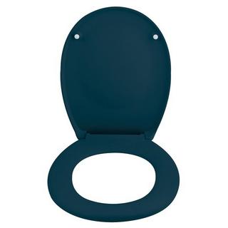 spirella Toilettensitz Duroplast NEELA Matt Petrol - Verchromte ABS-Scharniere  