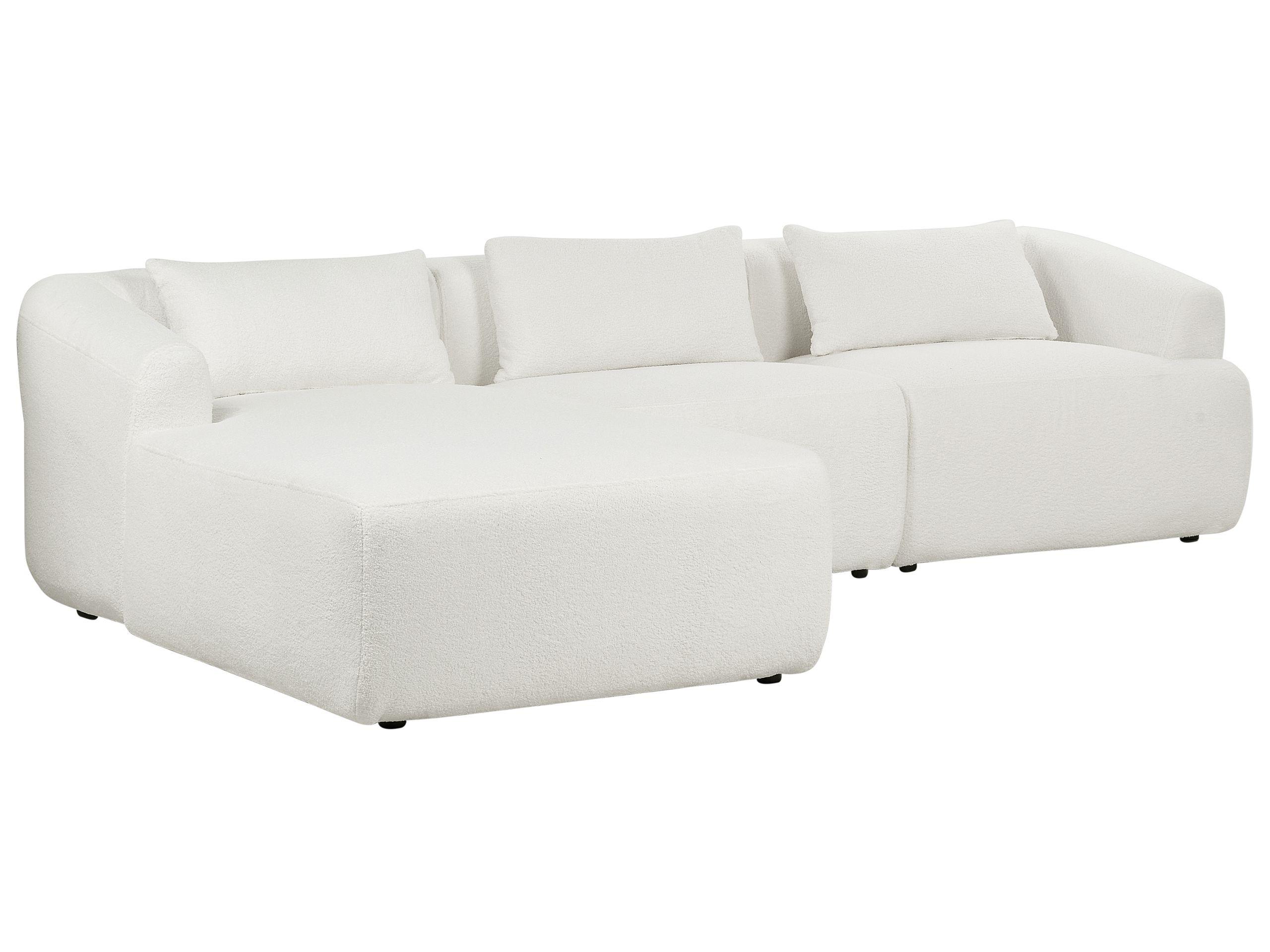 Beliani Ecksofa aus Bouclé Modern SVANSELE  