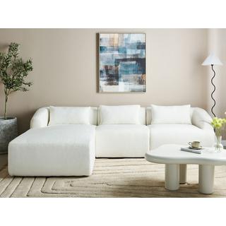 Beliani Ecksofa aus Bouclé Modern SVANSELE  