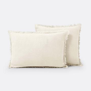 Kissenbezug aus gewaschenem Leinen Linange