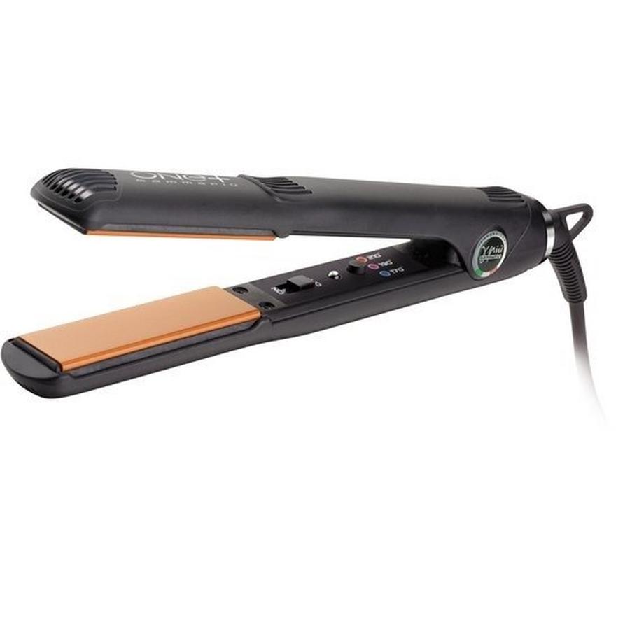 GAMMAPIÙ ONE + Profi Haarglätter schwarz  