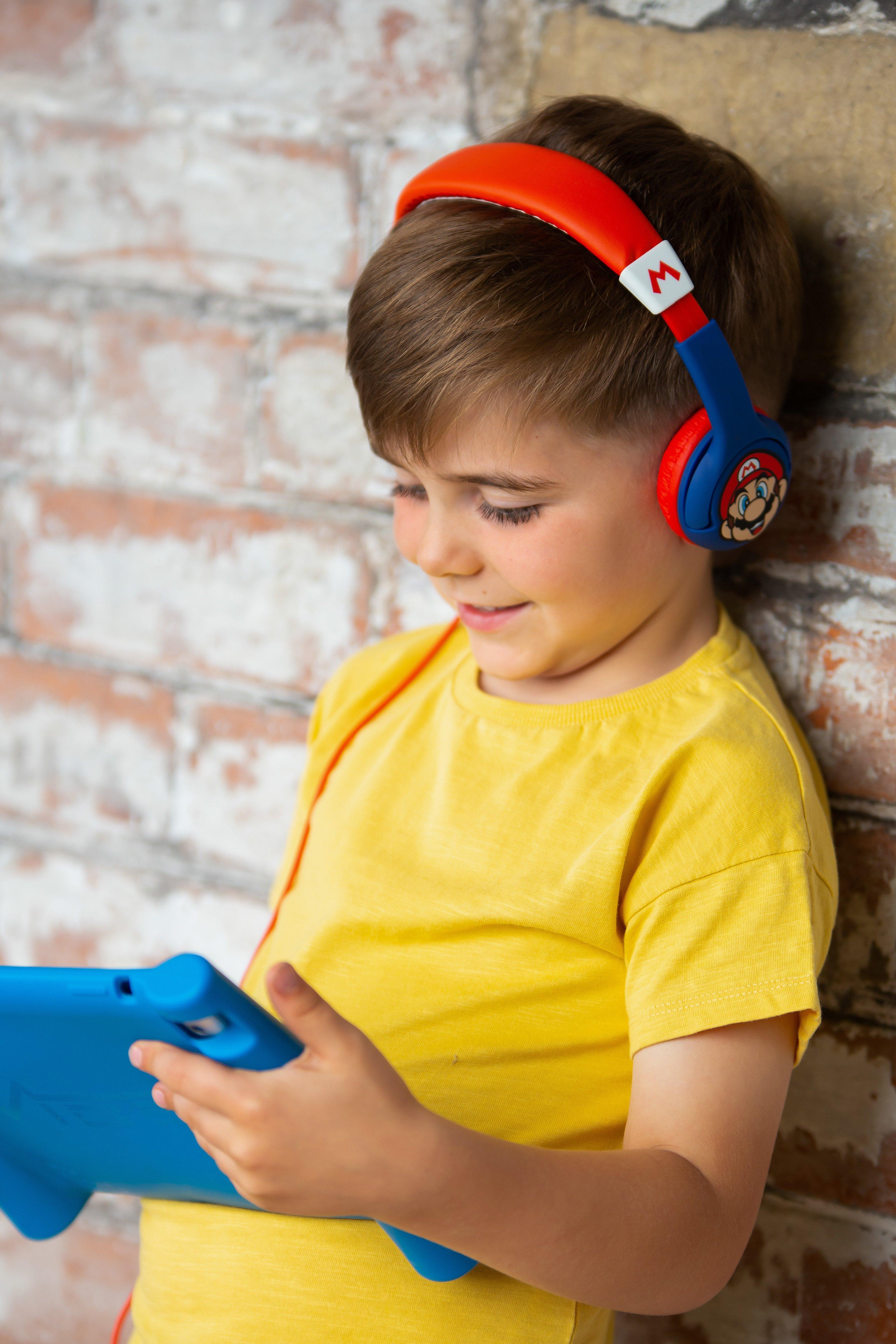 OTL  OTL Technologies Super Mario Blue Écouteurs Avec fil Arceau Musique Multicolore 