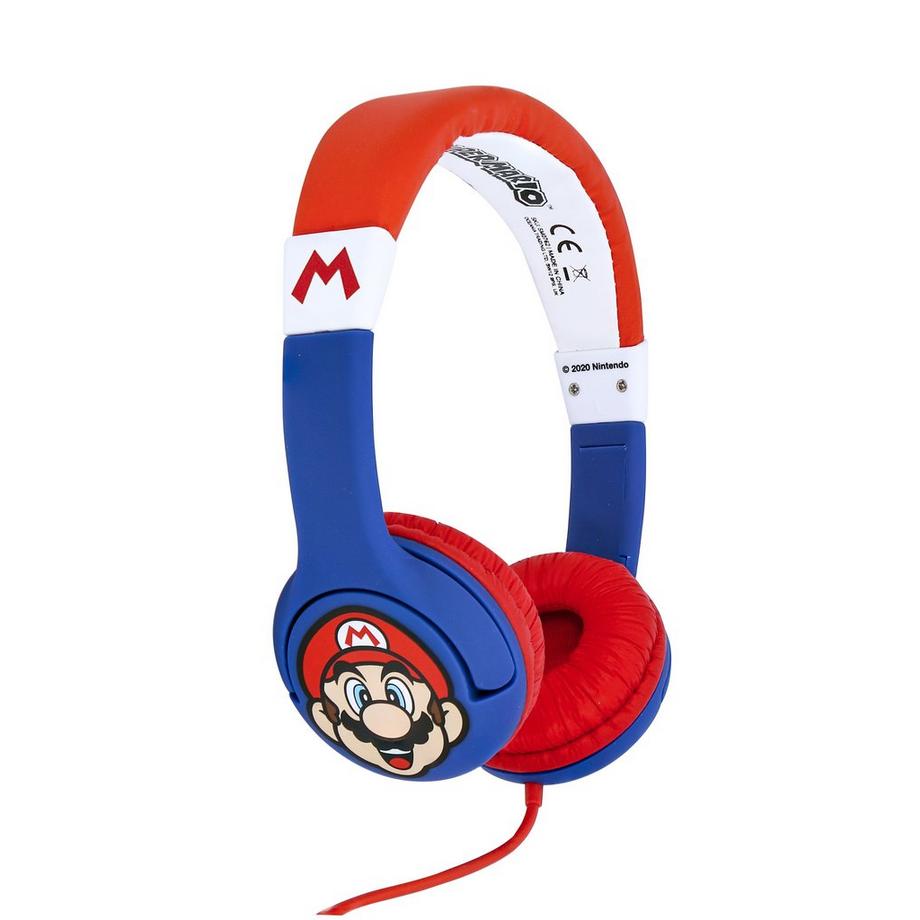 OTL Technologies Super Mario Blue Kopfhörer Kabelgebunden Kopfband Musik Mehrfarbig