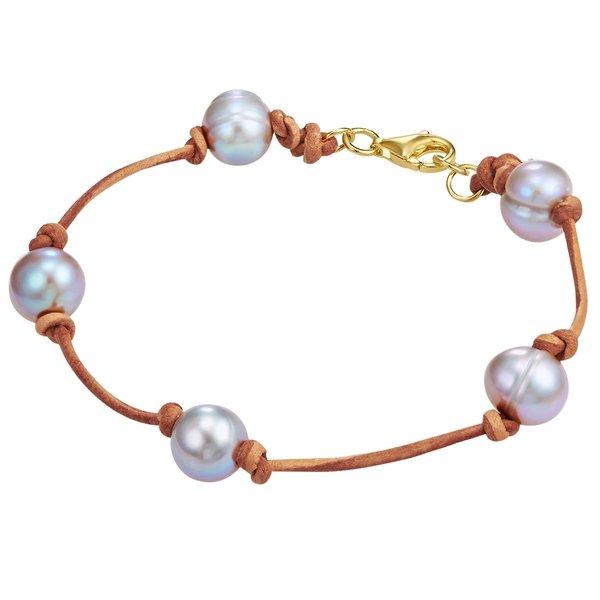 Valero Pearls  Leder-Armband 