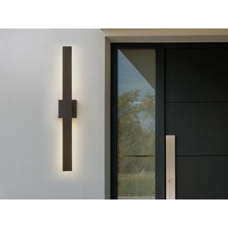 Beliani Lampe murale LED pour l'extérieur en Métal Moderne MELGAM  