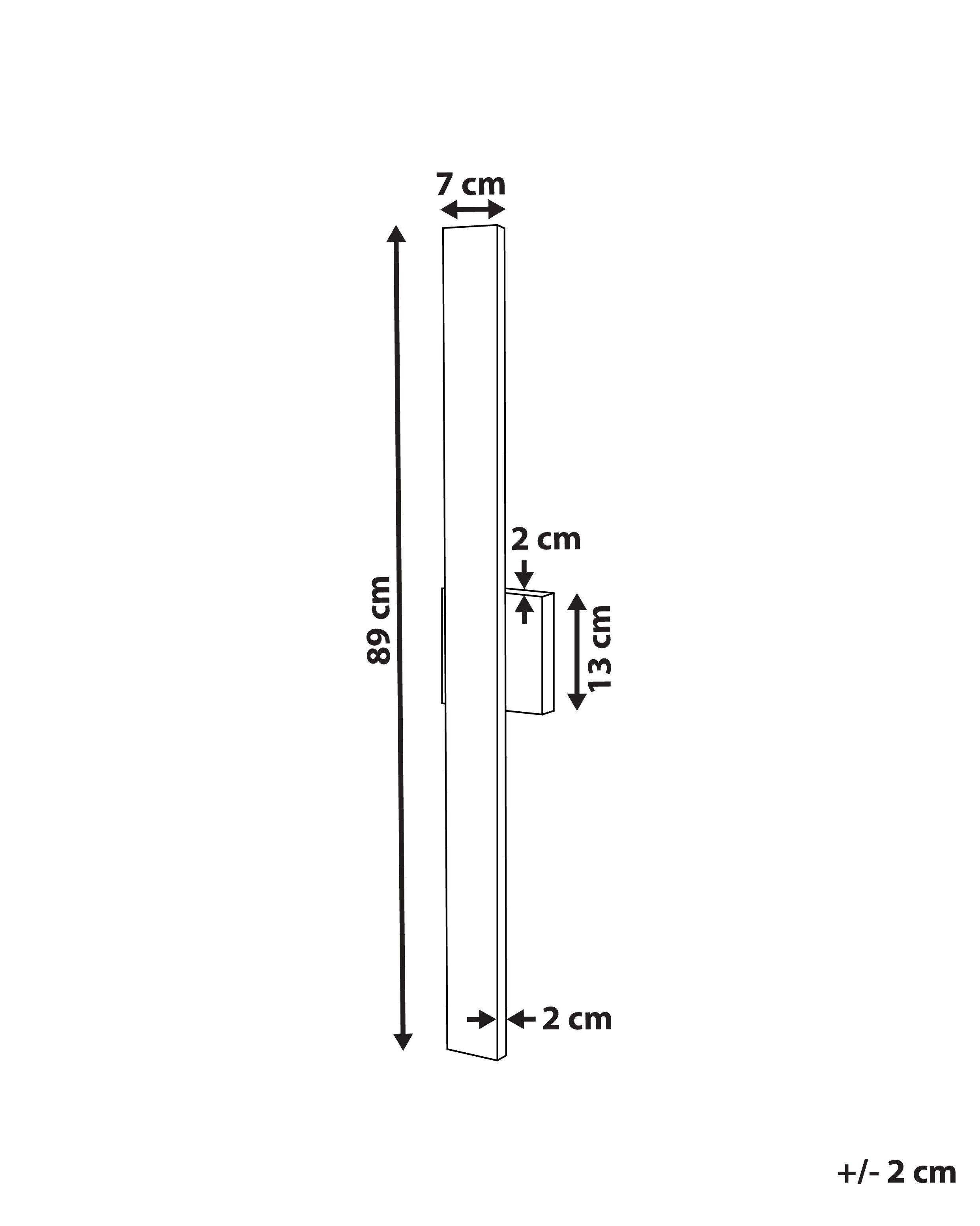 Beliani LED-Aussenwandleuchten aus Eisen Modern MELGAM  