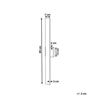 Beliani LED-Aussenwandleuchten aus Eisen Modern MELGAM  