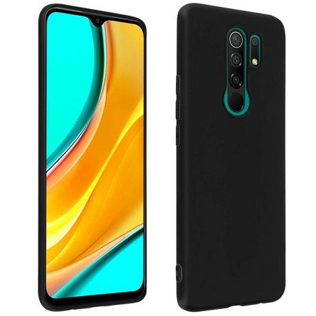 Avizar  Coque Xiaomi Redmi 9 Silicone Noir 