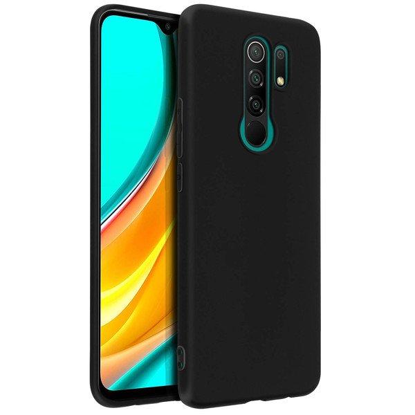 Avizar  Coque Xiaomi Redmi 9 Silicone Noir 