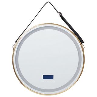 Beliani LED-Badezimmer-Spiegel aus Kunststoff Industriell DAROIS  