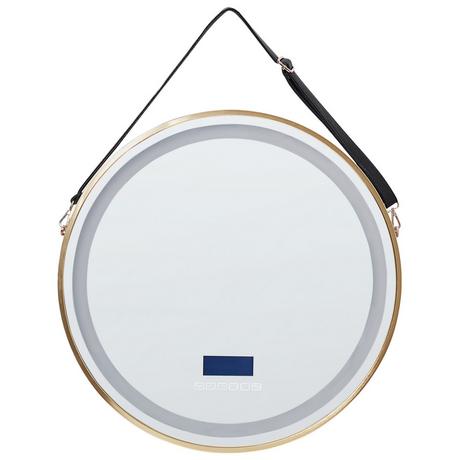 Beliani LED-Badezimmer-Spiegel aus Kunststoff Industriell DAROIS  