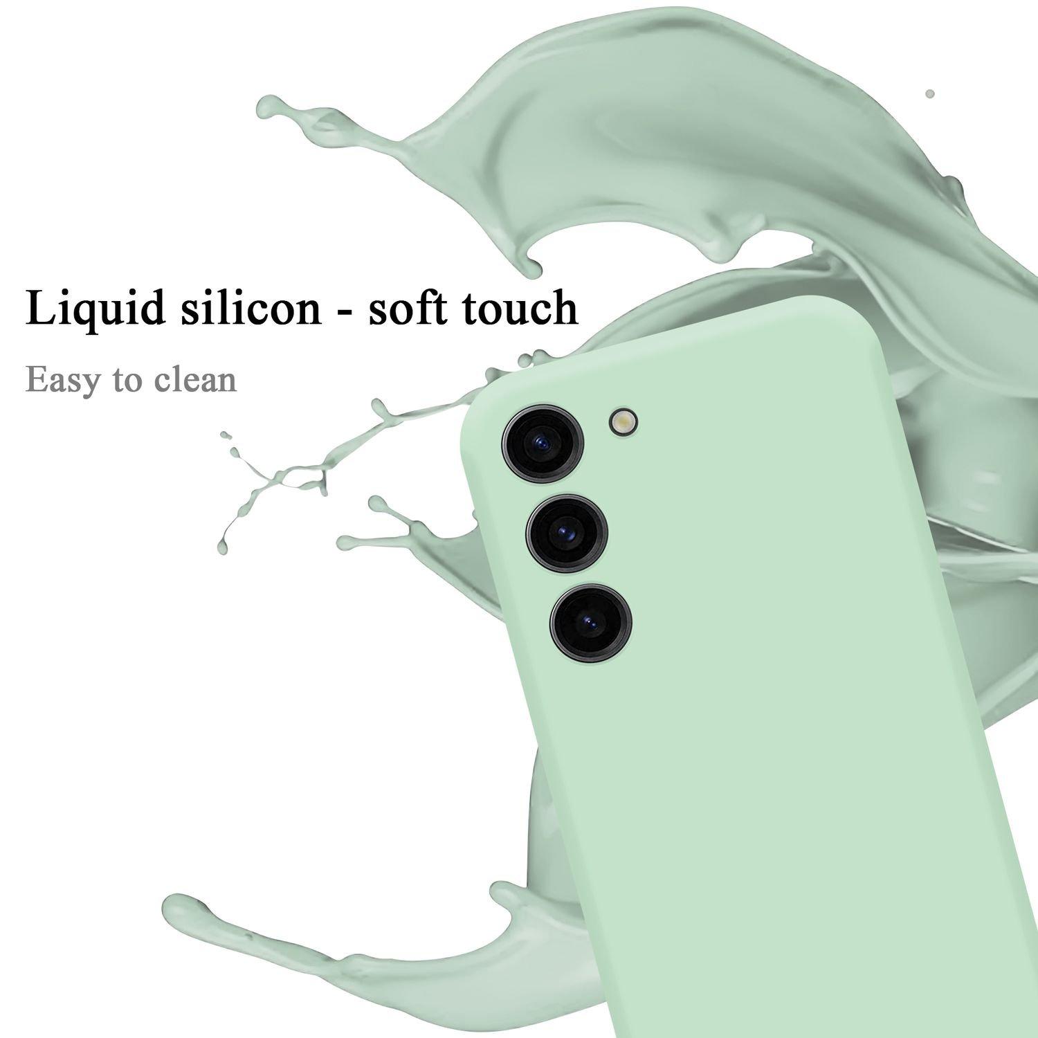 Cadorabo  Hülle für Samsung Galaxy S23 PLUS in LIQUID HELL GRÜN - Schutzhülle aus flexiblem TPU Silikon 