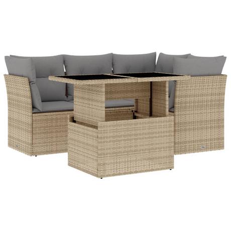 VidaXL Garten sofagarnitur poly-rattan  