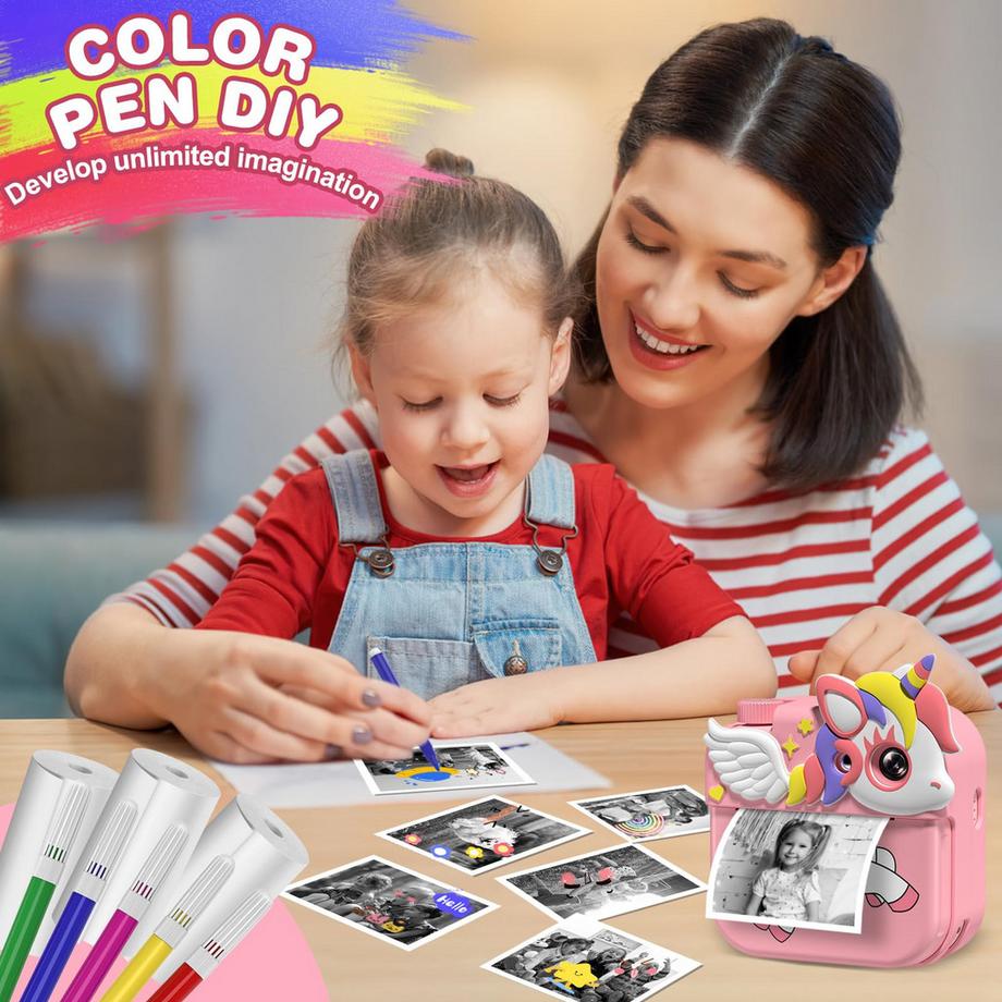 Activity-board  Bildschirm Sofortbildkamera Kinder mit Speicherkarte 