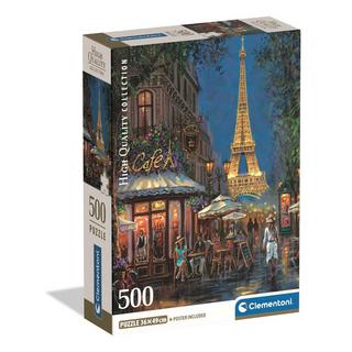 Clementoni  Puzzle Übernachtungen im Eiffel Café (500Teile) 