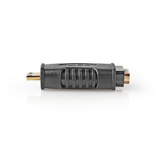 Nedis  Adattatore HDMI™ | Mini connettore HDMI™ | Uscita HDMI™ | Placcato oro | Diritto | ABS | Nero | 1 pz. | Blister 