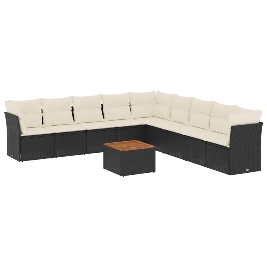 Ensemble de canapés de jardin rotin synthétique