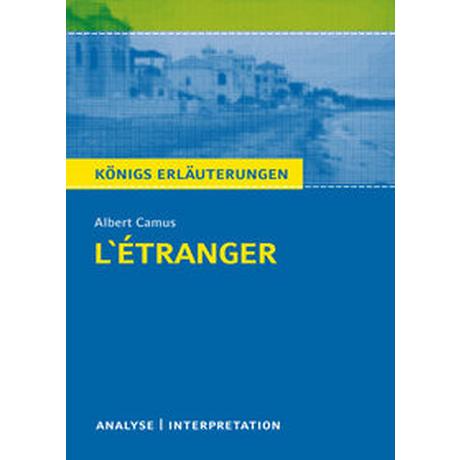 L'Étranger - Der Fremde von Albert Camus. Königs Erläuterungen Camus, Albert; Lowsky, Martin (Adaptiert) Couverture rigide 